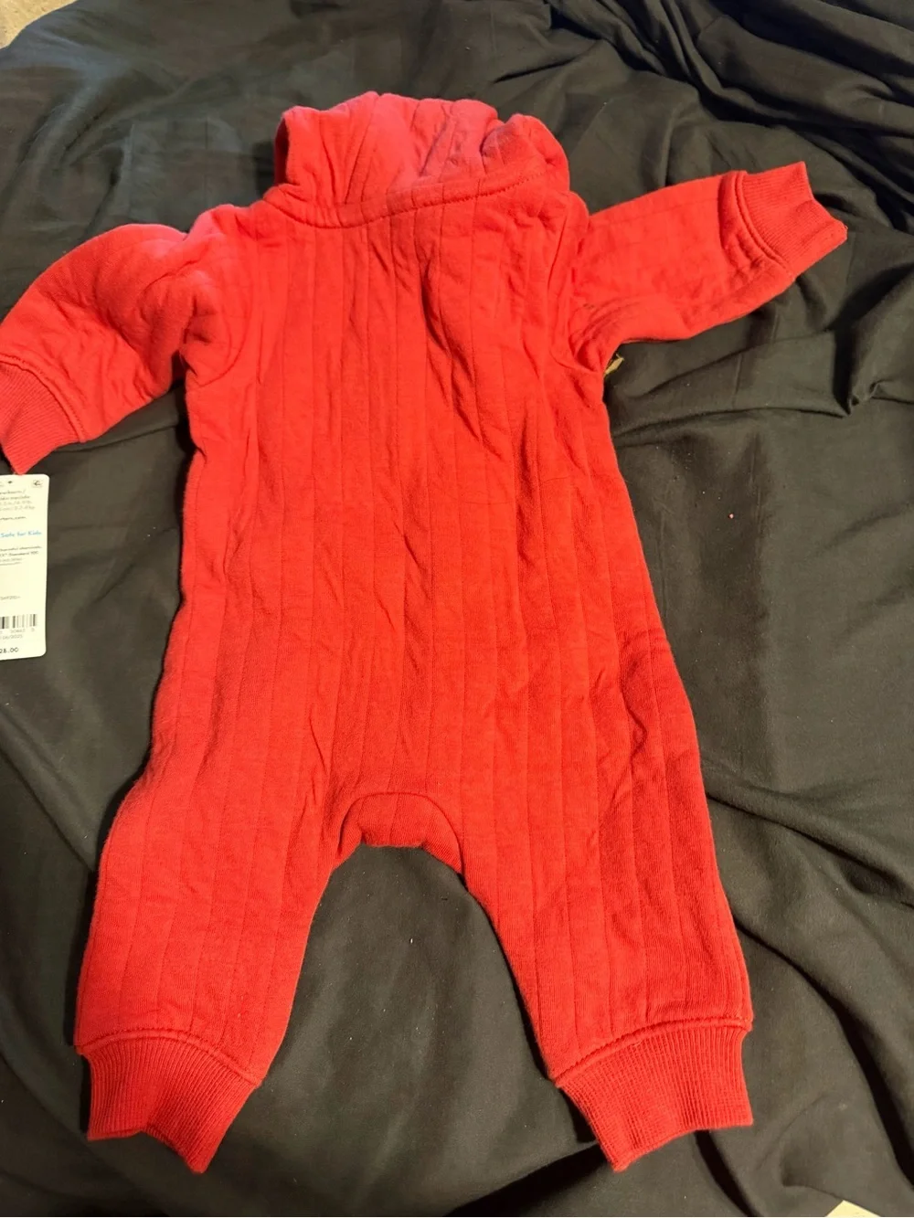 Carter's Red Hooded Baby One-Piece with Tiger Patch